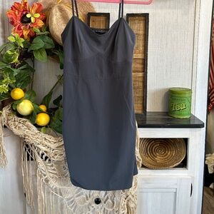 All Saints Charcoal slip Dress